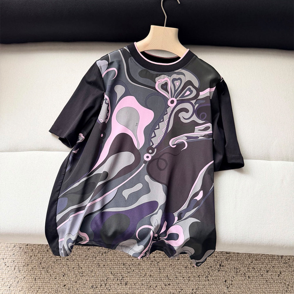 Pucci Plain Cotton Printed T-shirt #377713