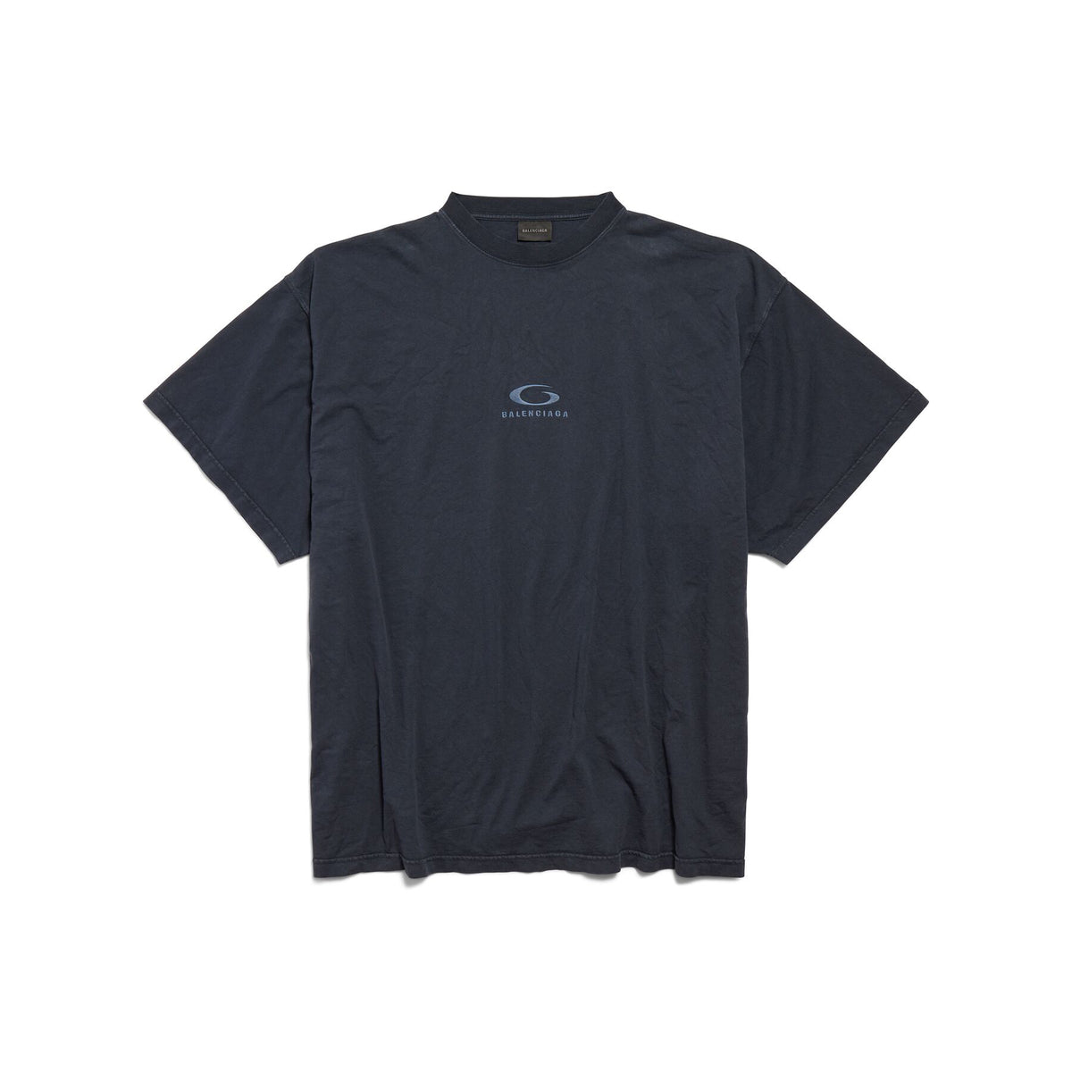Balenciaga ??LOOP SPORTS ICON Men's Summer Fashion Casual Crew Neck Pullover Solid Color Embroidered Crew Neck Short Sleeve T-Shirt #78872
