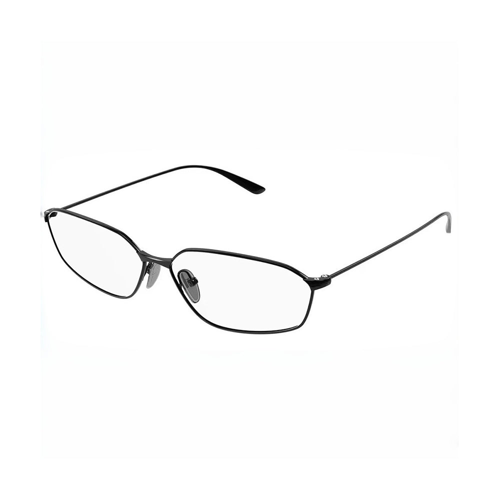 Balenciaga Black Rectangle Eyeglasses #335831