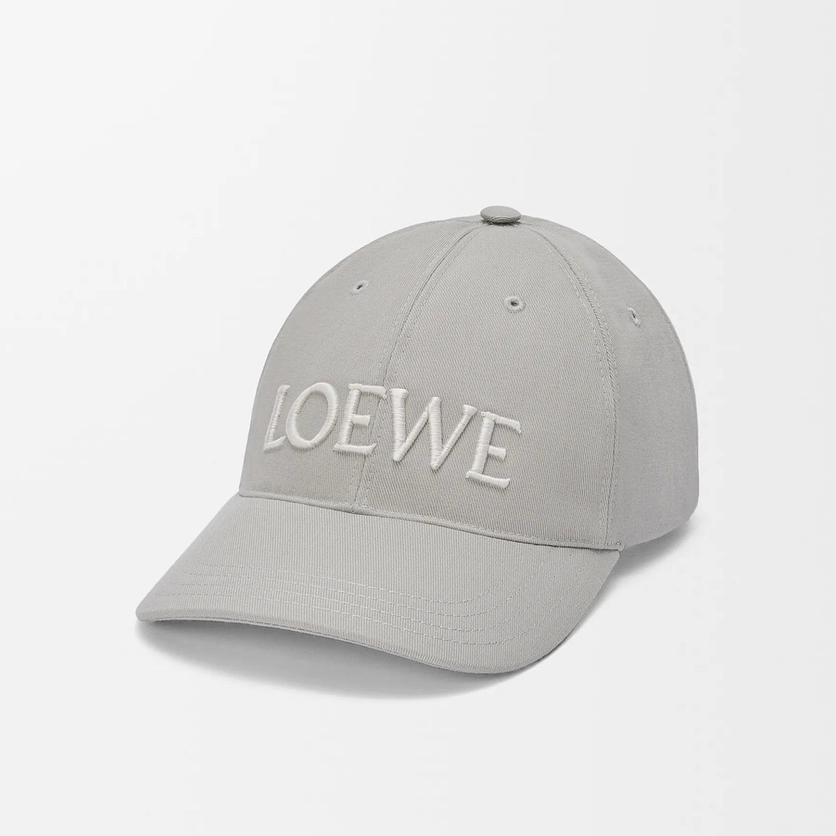 Loewe Men's And Women's Solid Color Embroidered Letter Print Cotton Baseball Cap Hat #77235