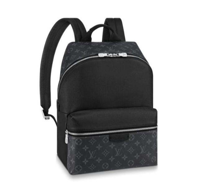 LouisVuitton  Black Leather High Capacity Backpack bag #56864