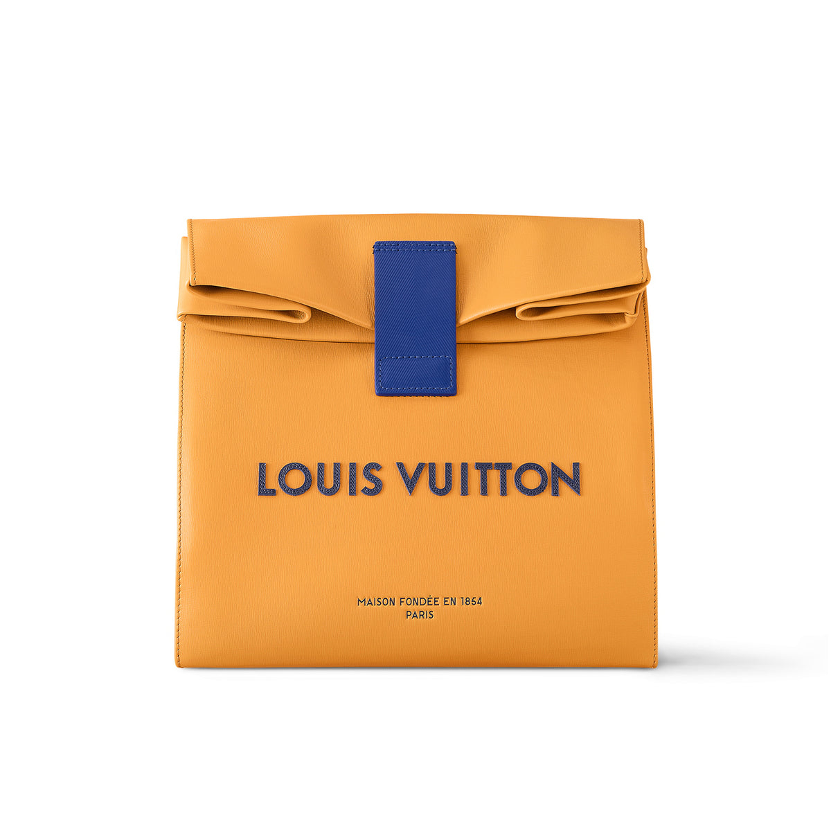 Louis Vuitton Sandwich Men's Yellow Soft Cowhide Handbag Bag Bags #99582