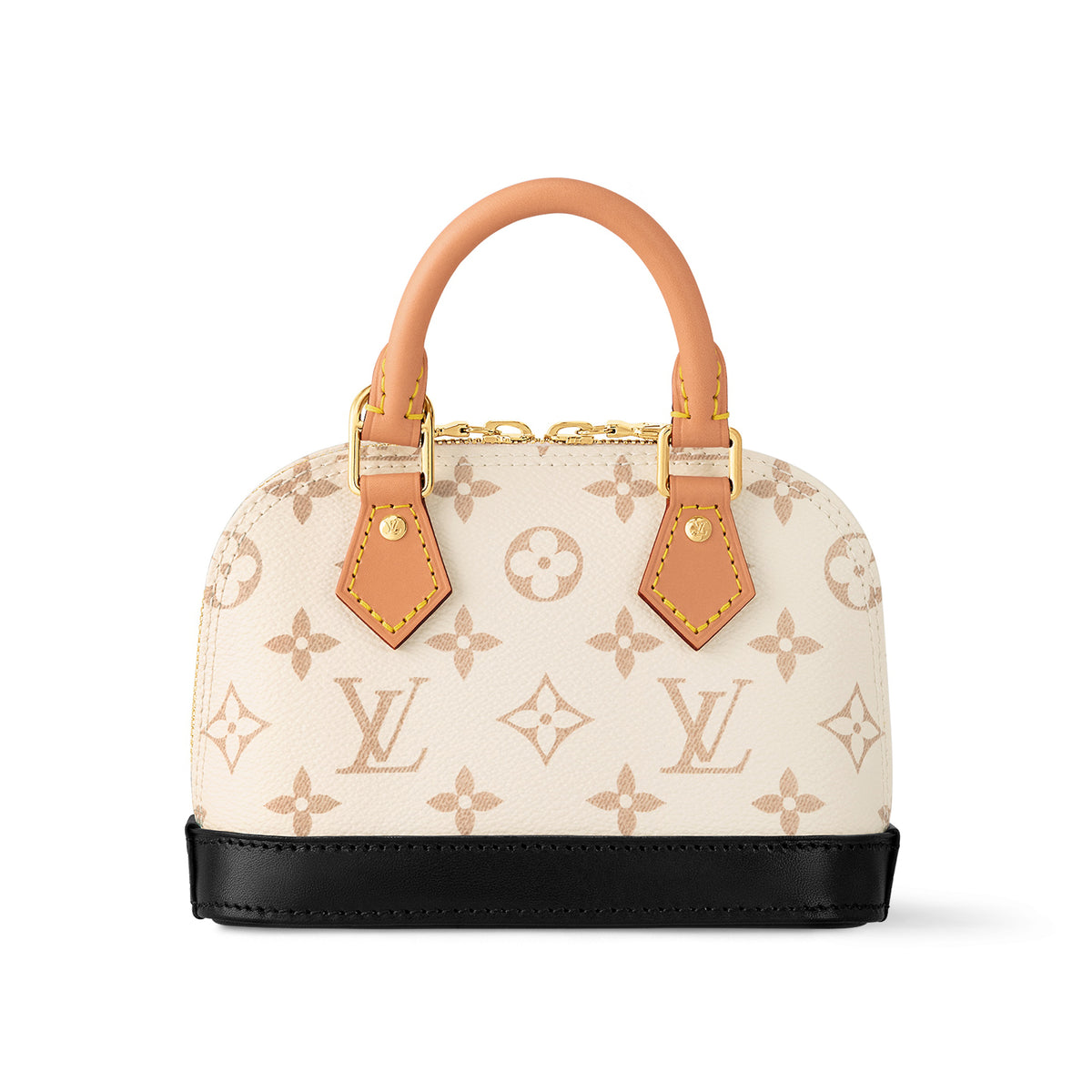 Louis Vuitton Women's Beige Removable Shoulder Strap Zipper Closure Letter Embossed Leather Shoulder Crossbody Tote Bag Bags #98192