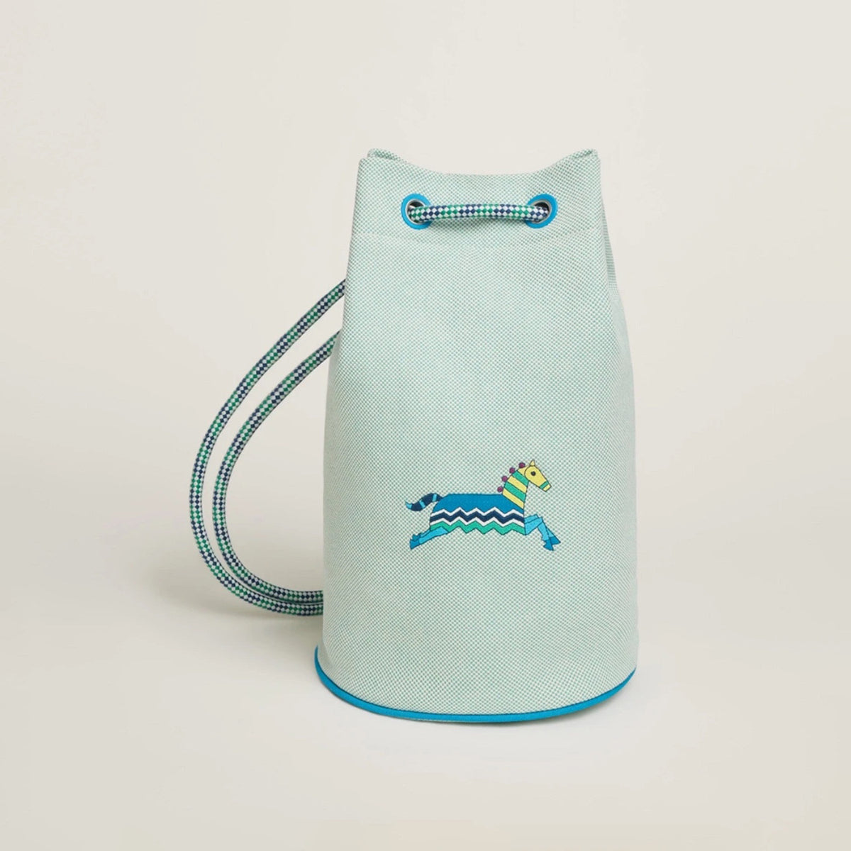 Hermes Epopee Epic Women's Solid Colour Polyester and Canvas Beach Bag Storage Bags #76977