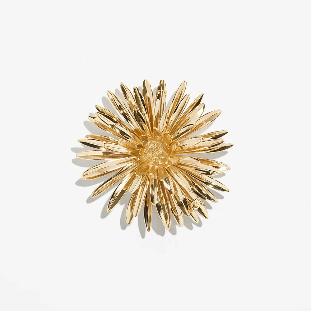 Chanel Gold Flower Brooch #390540
