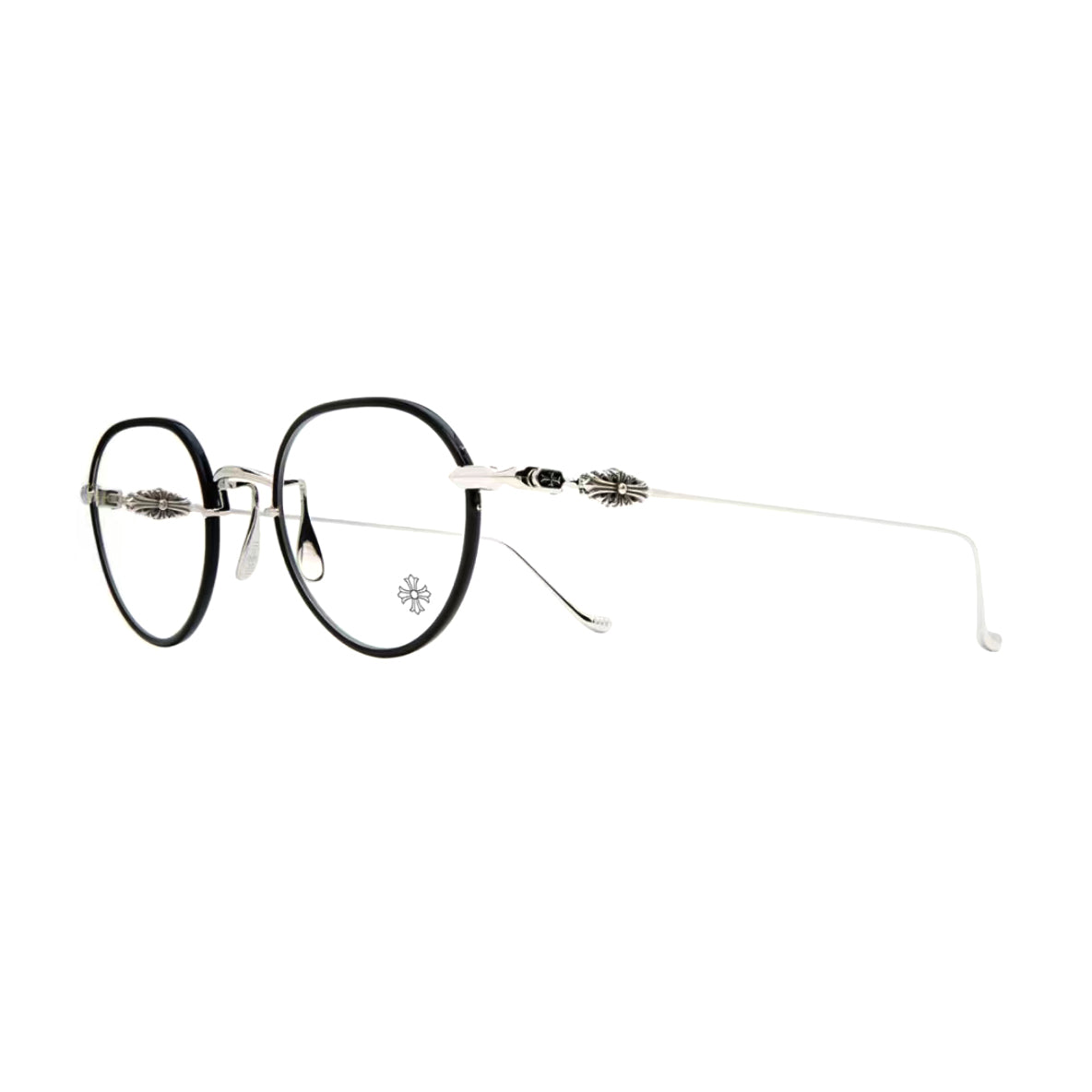 Chrome Hearts Unisex Fashion Classic Round Flat-Top Glasses with Logo Temple Marking Eyewear  Sunglassas #78787