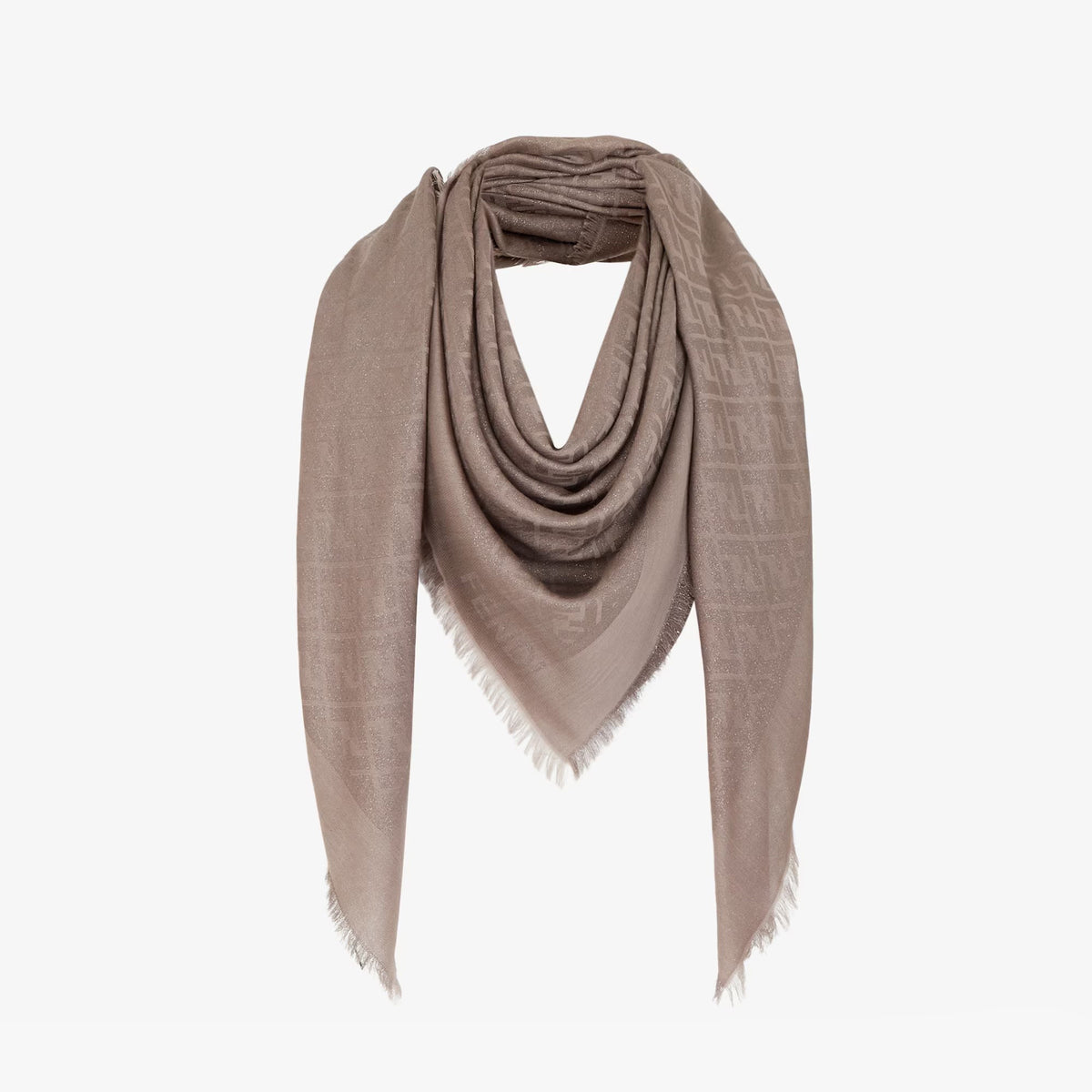 Fendi Multi Color Printed Square Scarf #21325