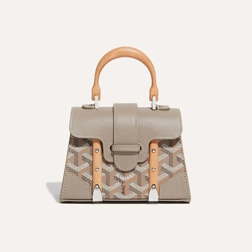 Goyard  Leather Printed Handbag Bag Bags #57991