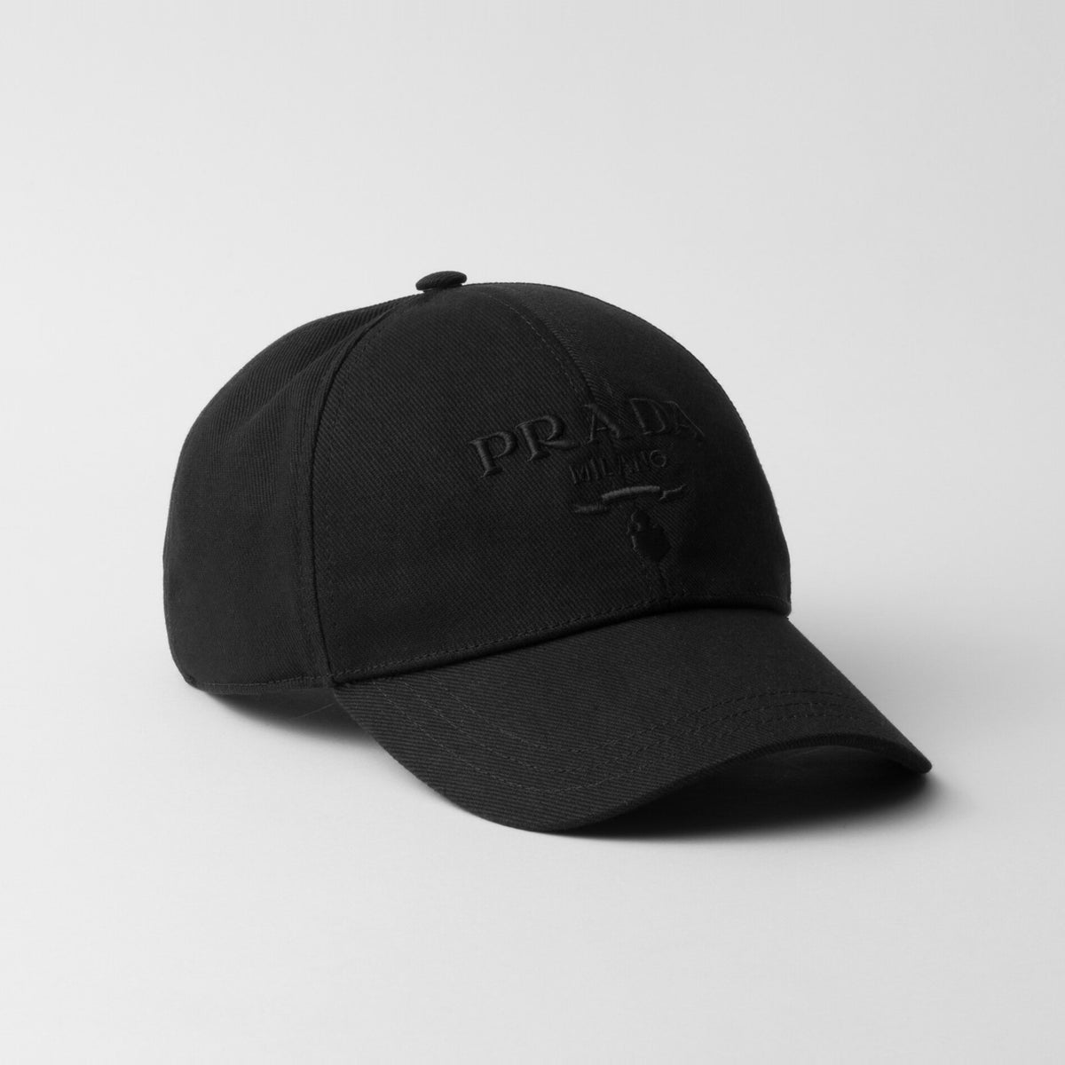 Prada Men's Women's Spring And Summer Solid Colour Logo Embroidery Baseball Cap Fashion High Street Casual Hundred Hat #76671