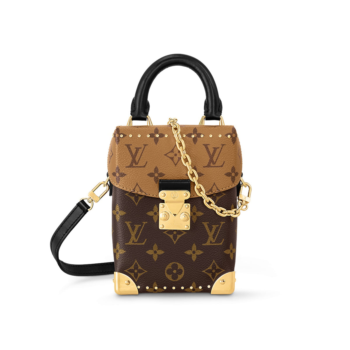 Louis Vuitton Camera Box Women's Square Leather Chain Shoulder Handbag Bag Bags #97659