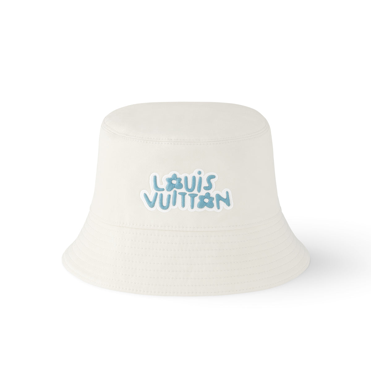 Louis Vuitton Men's and Women's Solid Colour Embroidered Letter Printed Cowboy Duck Tongue Cap Fisherman's Hat #76721