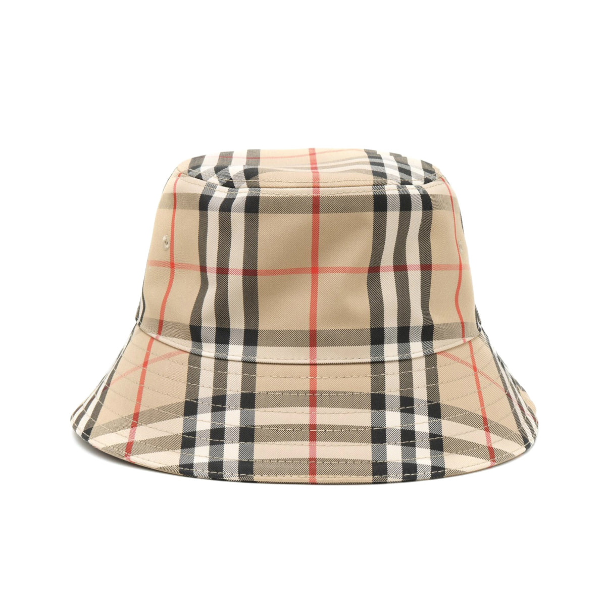 Burberry Men's And Women's Plaid Printed Cotton Fisherman's Hat Cap #77676