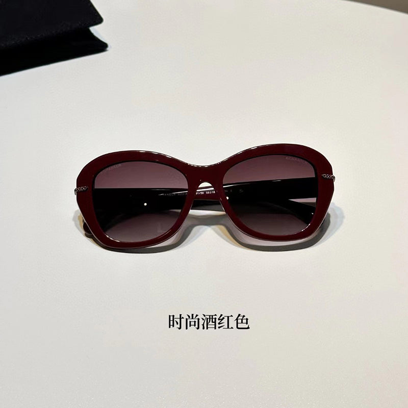 Chanel Butterfly Acetate Polarized Sunglasses 5510