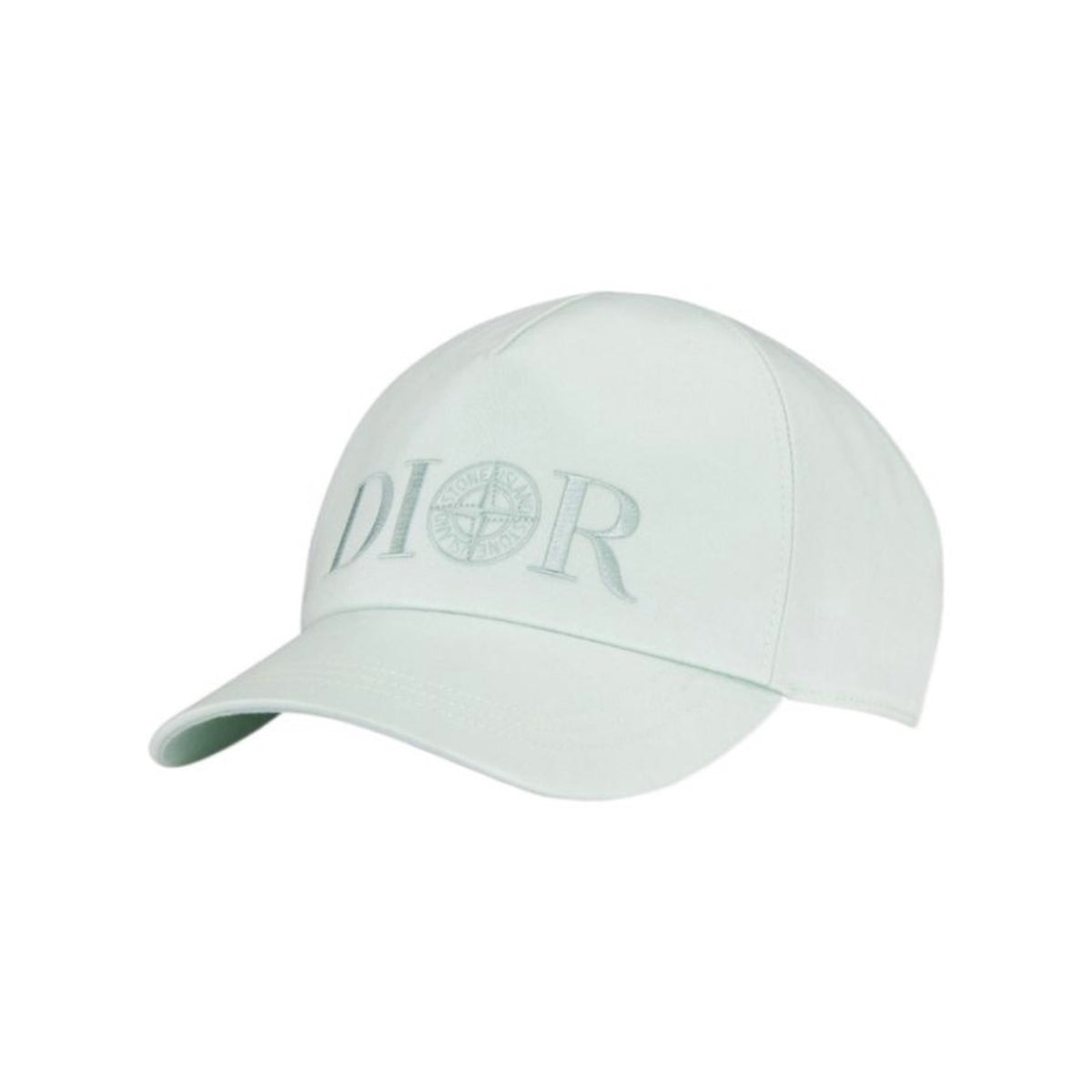 Dior Men's Solid Color Embroidered Monogrammed Duck Cap Hat #75445