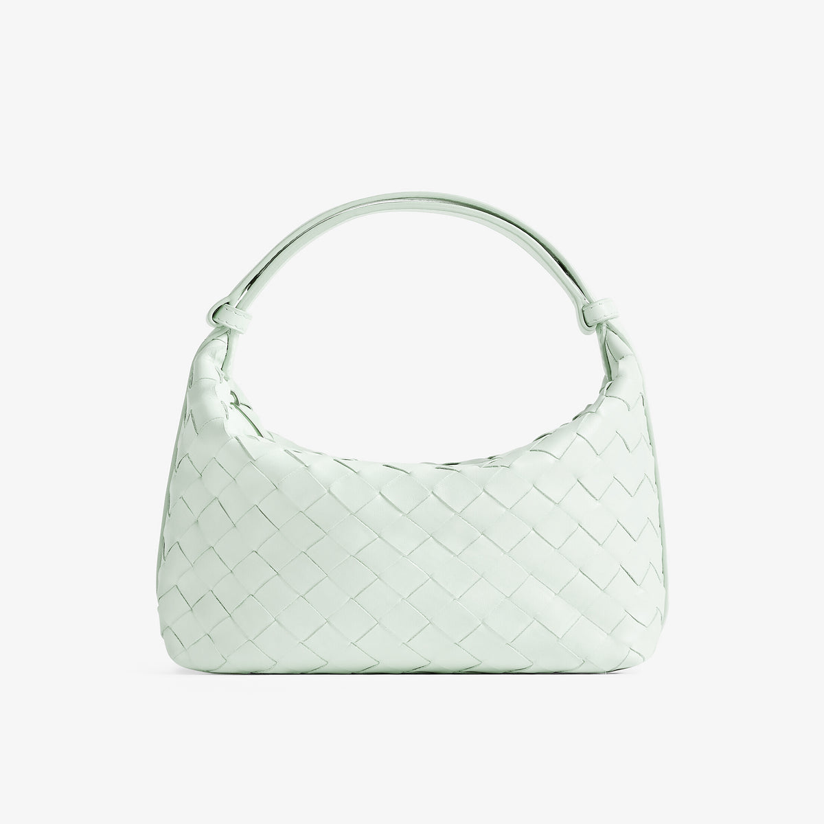 Bottega Veneta Women's Intrecciato Woven Lambskin Pouch Handbag Tote Bag #97145