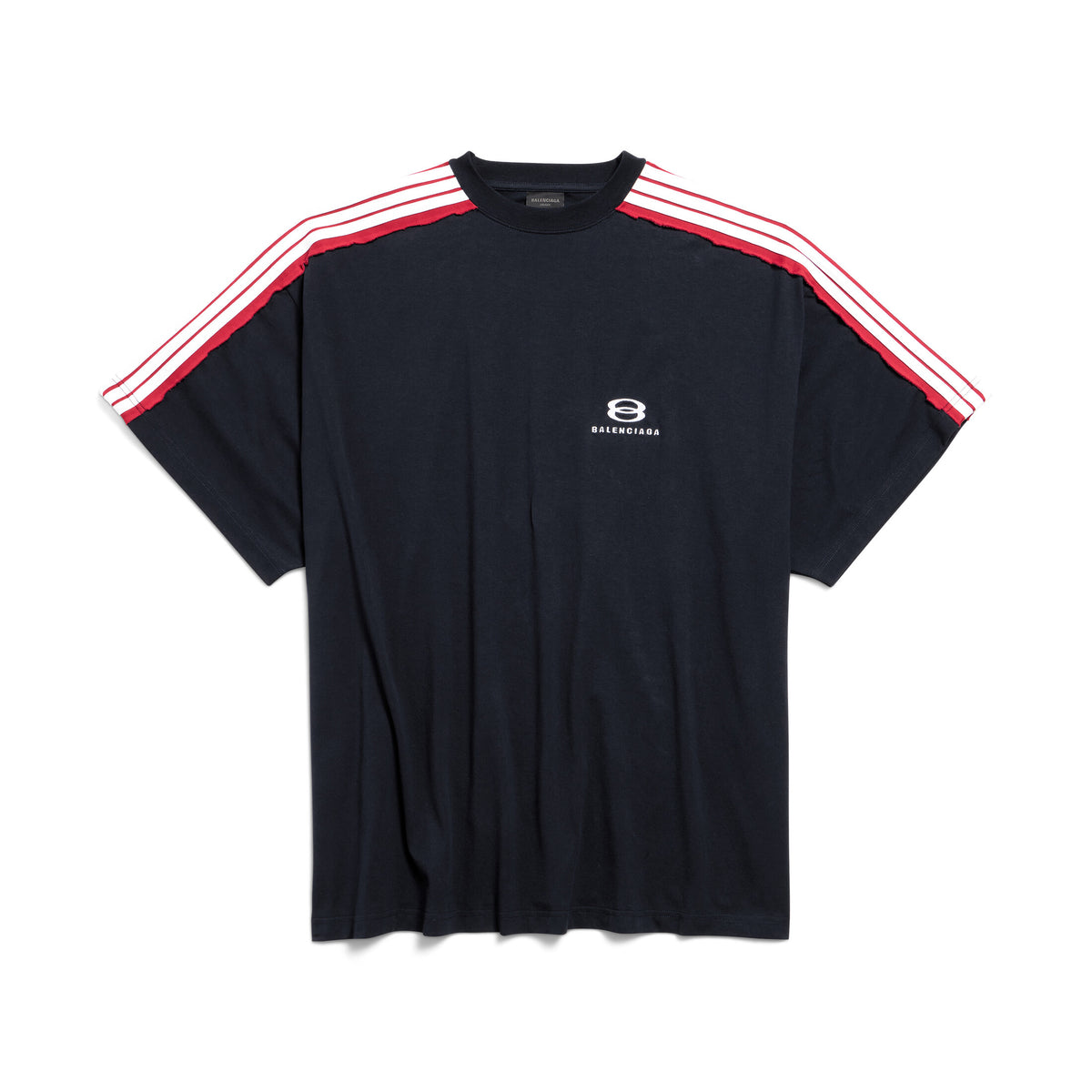 Balenciaga UNITY SPORTS ICON Men's Summer Solid Color Crew Neck Cotton Short Sleeve Silhouette T-Shirt #76537