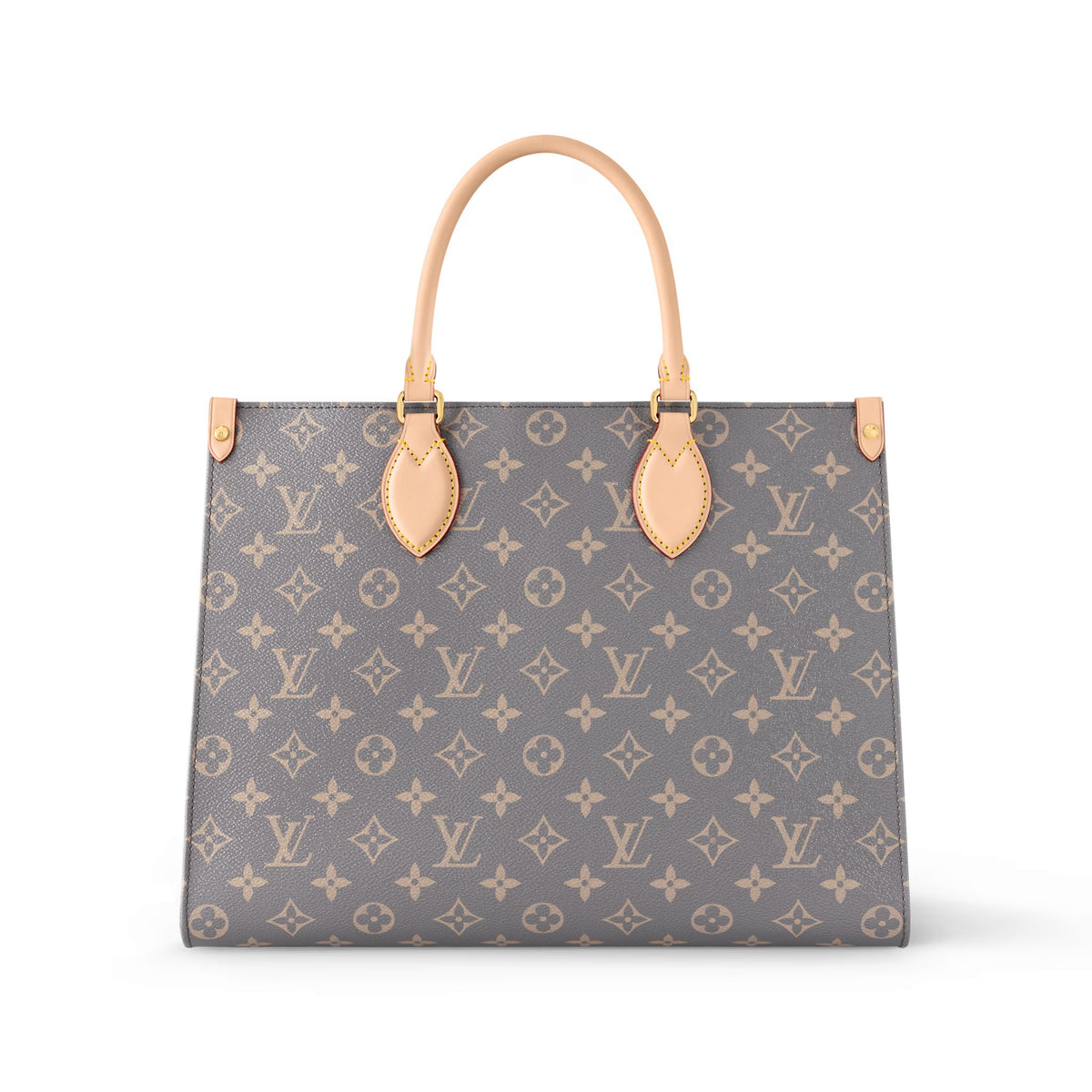 Louis Vuitton ONTHEGO Women's Letter Logo Printed Leather Tote Bag Shopper Tote Handbags Bags #72884
