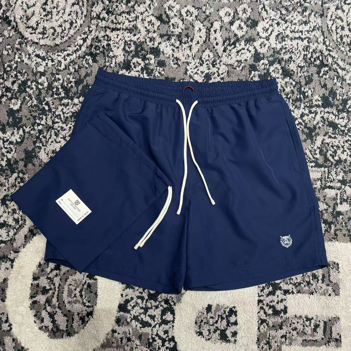 Brunello Cucinelli Men's Summer Solid Color Polyester Casual Drawstring Shorts #77362
