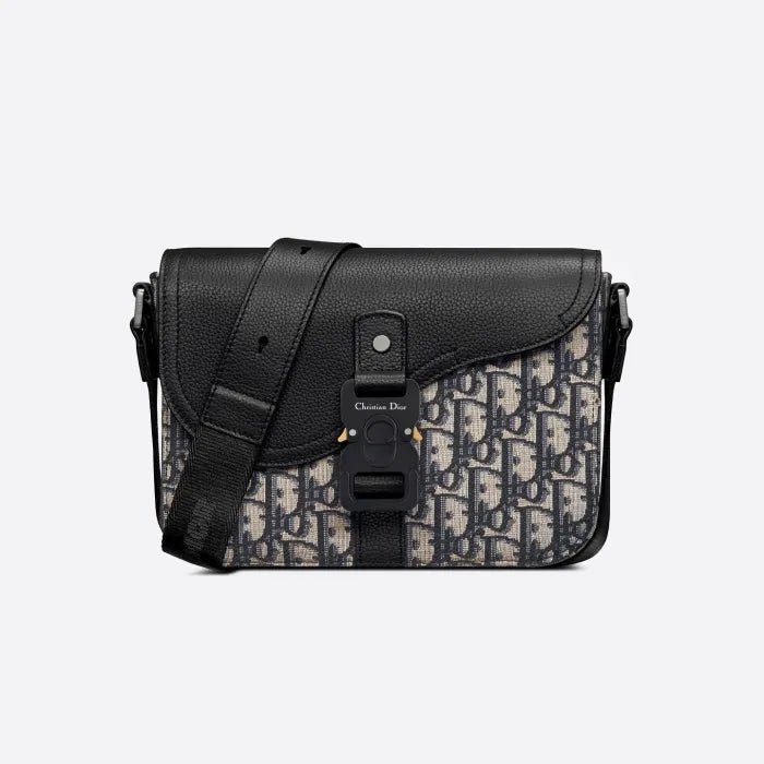 DIOR Black Leather Shoulder Bag #8412