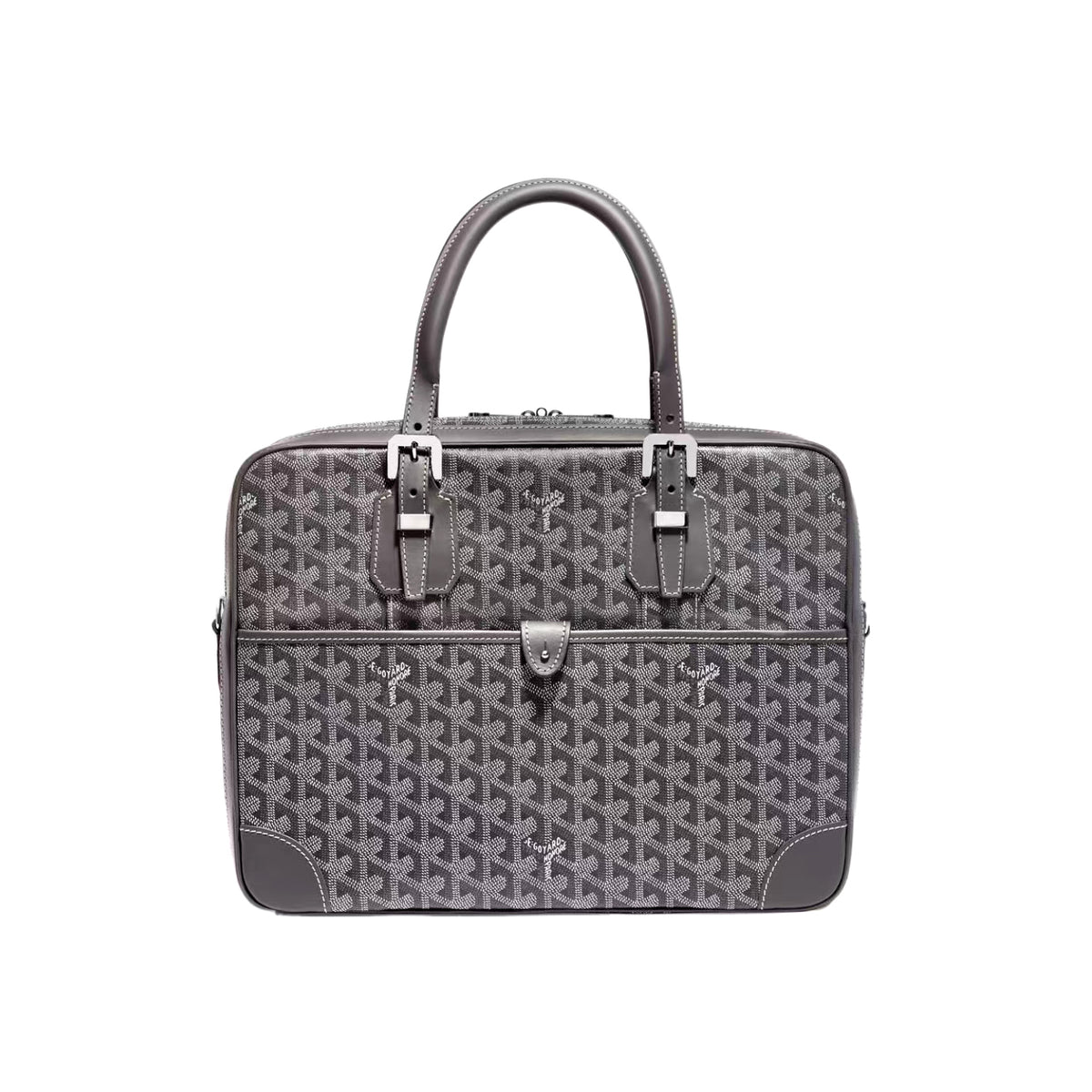 Goyard Men's & Women's Fashion Classic Distressed Full Print Zipper Closure Leather Handle Briefcase Tote Bag Bags #79434
