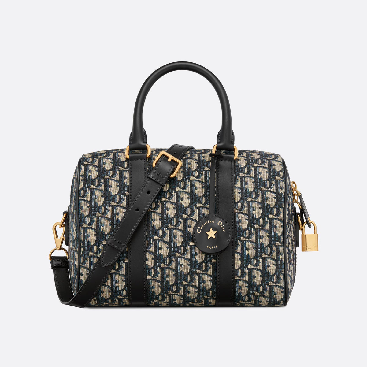 Dior Groove Women's Detachable Adjustable See Agent Closure Grained Cowhide Patchwork Fabric Tote Shoulder Crossbody Bag Bags #72684