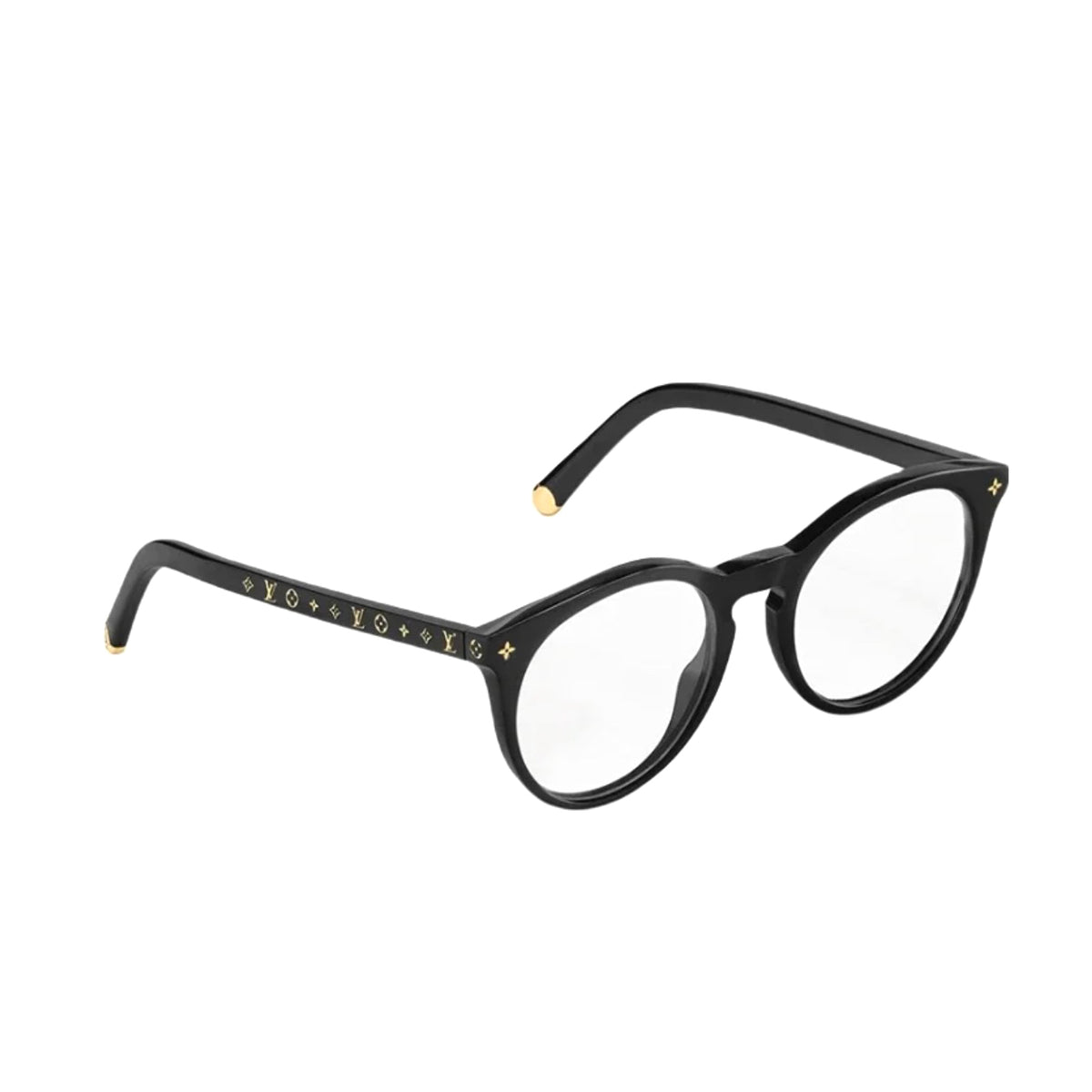 Louis Vuitton MY MONOGRAM LIGHT ROUND Women's Acetate Fiber Metal Irregular Shape Optical Frame Optical Glasses #72977