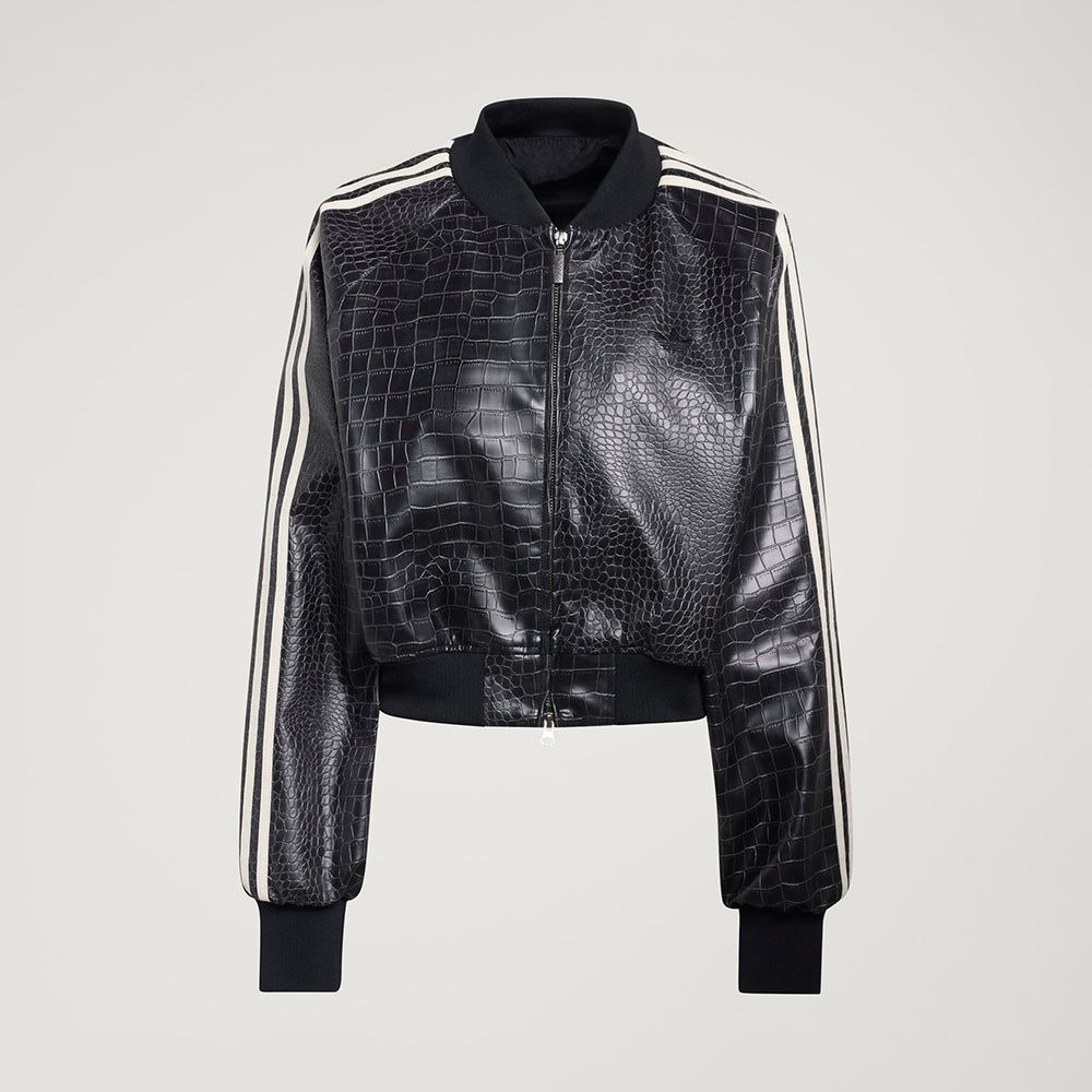 Adidas SST Pleather Jacket Black #379288