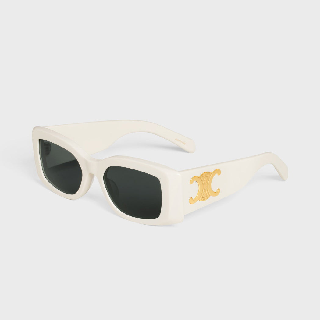 Celine TRIOMPHE XL 01 Women's Lens Logo Acetate Square Sunglasses Eyeglasses Glasses #75278