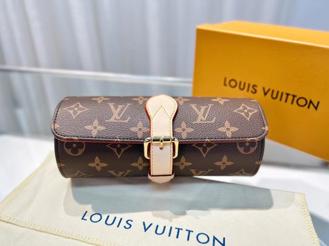 Louis Vuitton Genuine Leather Watch Case Bag Bags #3766