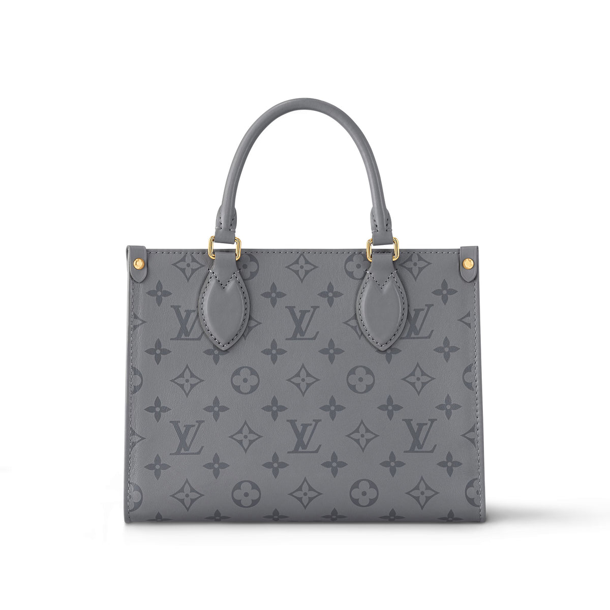 Louis Vuitton ONTHEGO Women's Gray Letter Logo Printed Leather Tote Bag Shopper Tote Handbags Bags #73545