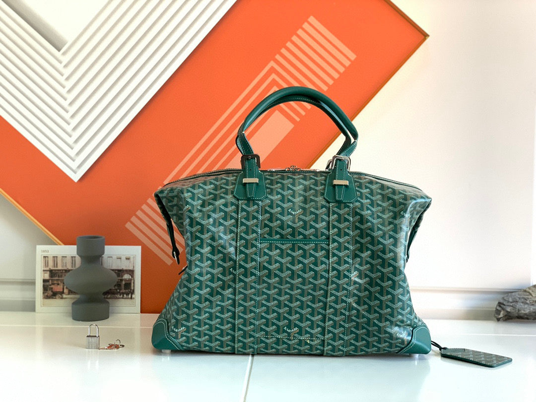 GOYARD Leather Printed Hand Luggage Bag #21799
