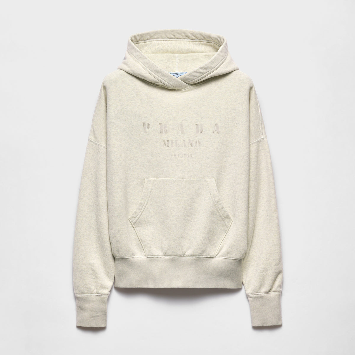 Prada Women's Solid Color Spring/Autumn Classic Casual Printed Letter Logo Cotton Fleece Long Sleeve Hoodie Sweatshirt #78154