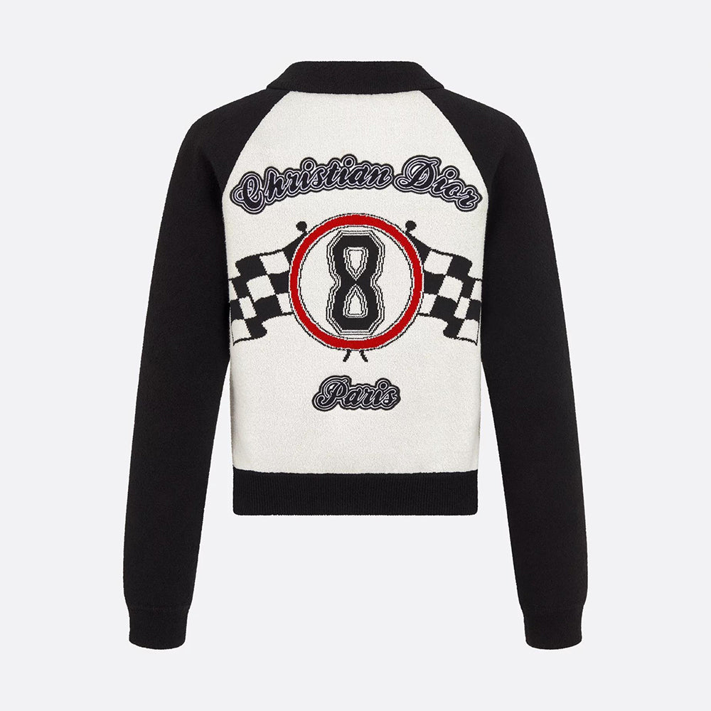 Dior Top-quality Version Dior Race Graphic Cotton Blend Bomber Jacket #375486