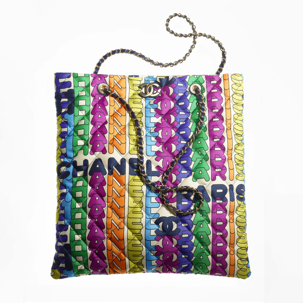 Chanel Cotton Quilted Tote Bag Bags #53497