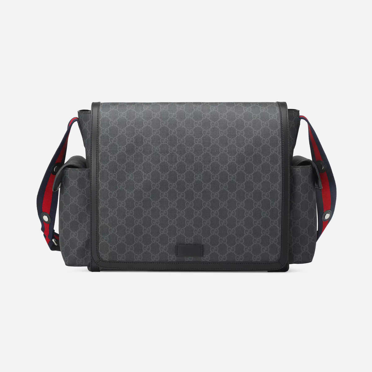 Gucci Kid's Fashion Logo Full Printed Stripe Webbing Leather Messenger Bag Casual Shoulder Bag #38588