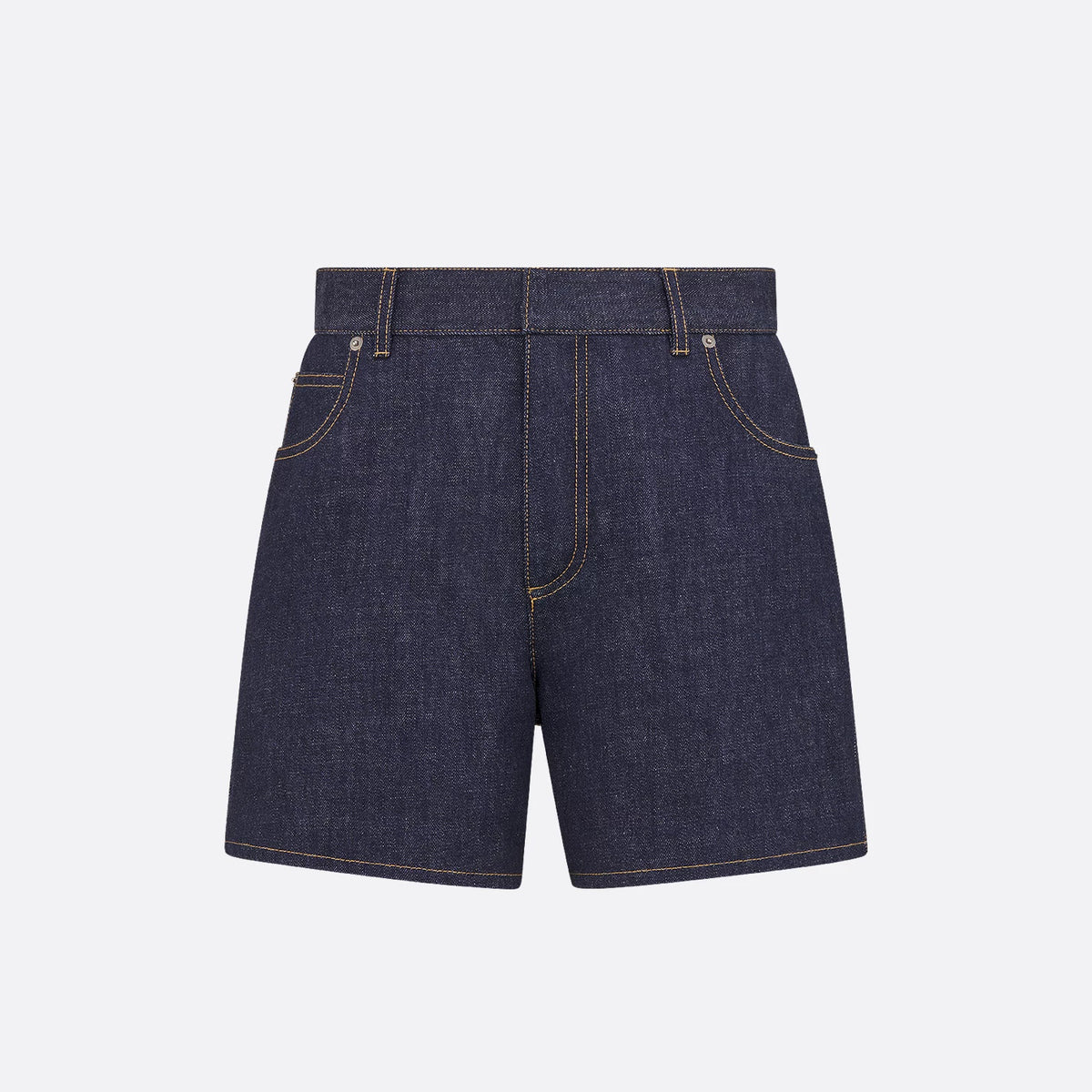 Dior Women's Summer Monogrammed Blue Denim Shorts #75874