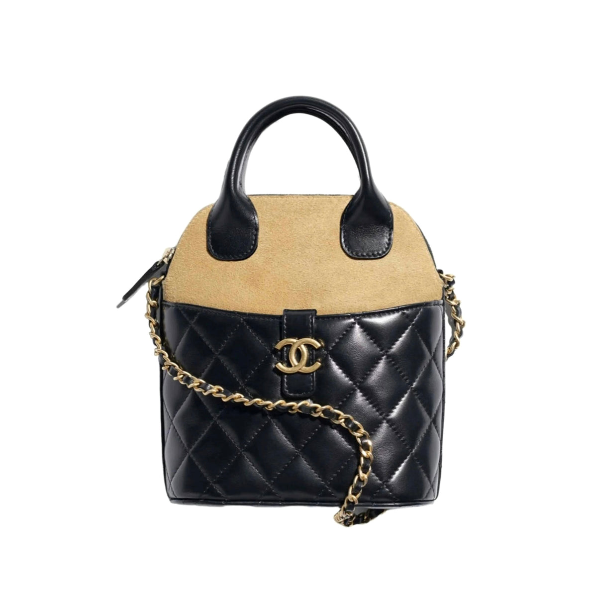 Chanel Women's Multicolored Chain Shoulder Strap Suede And Leather Shoulder Bag Handbag Bags #77467