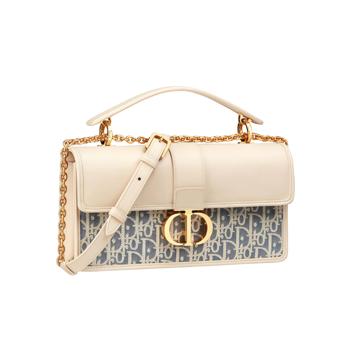 Dior  Dior 3D Montaigne Top Handle Women's Chain Handbags Solid Color Jacquard Shoulder Bags Tote Bags Bag #76878