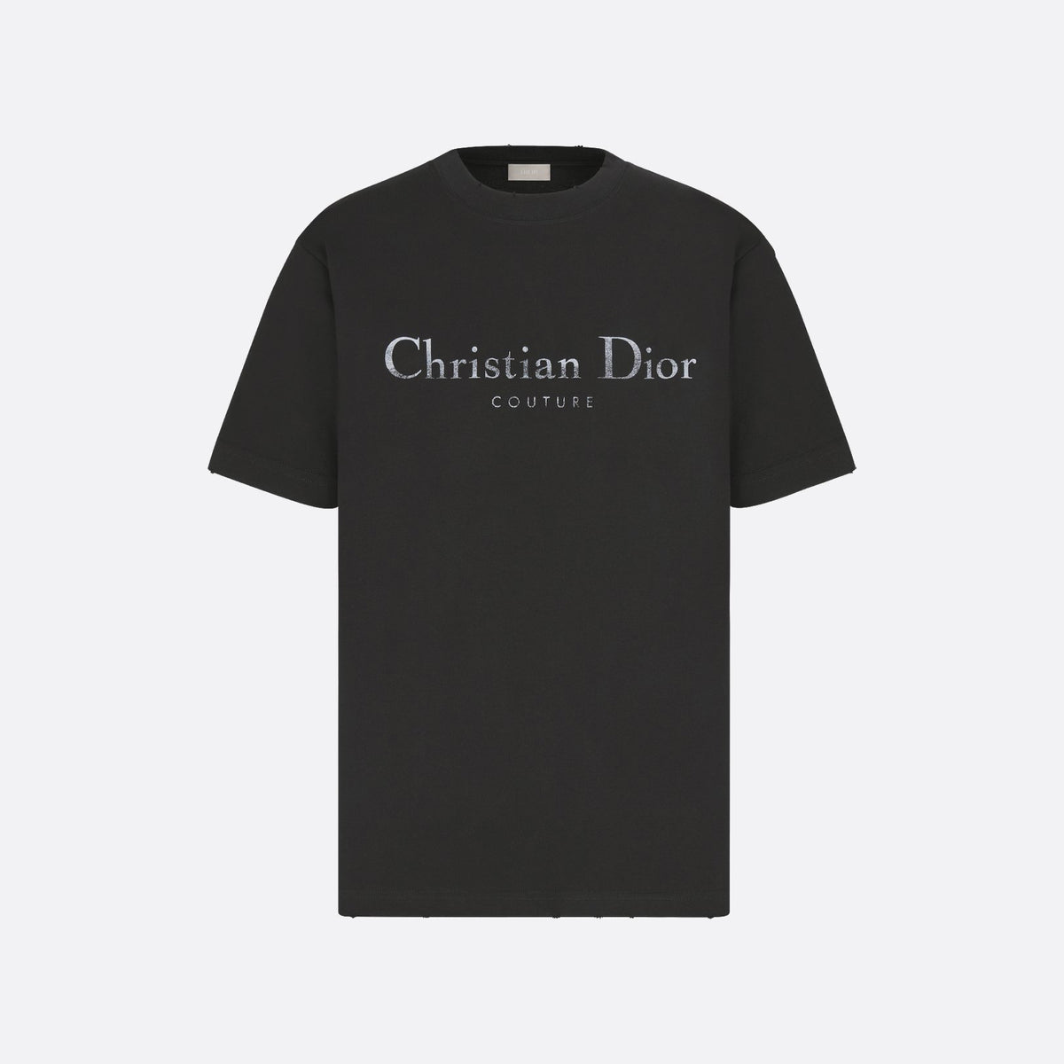 Dior Summer Men's And Women's Fashion Casual Crew Neck Pullover Solid Color Christian Dior Couture Print Relaxed Fit Cotton Short Sleeve T-Shirt #79157