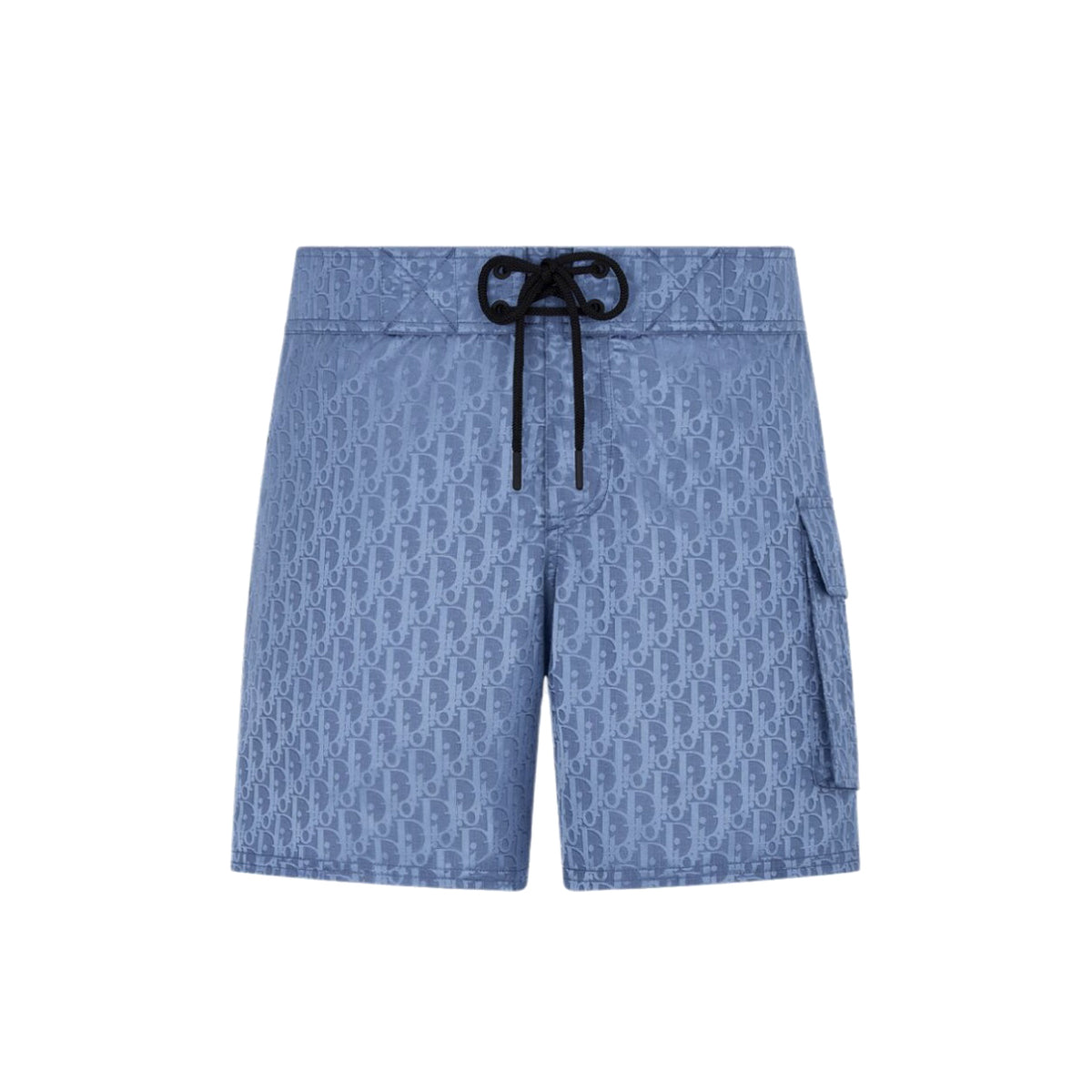 Dior Men's Summer Solid Colour Letter Print Lace Up Casual Silk Straight Swimming Shorts #76873