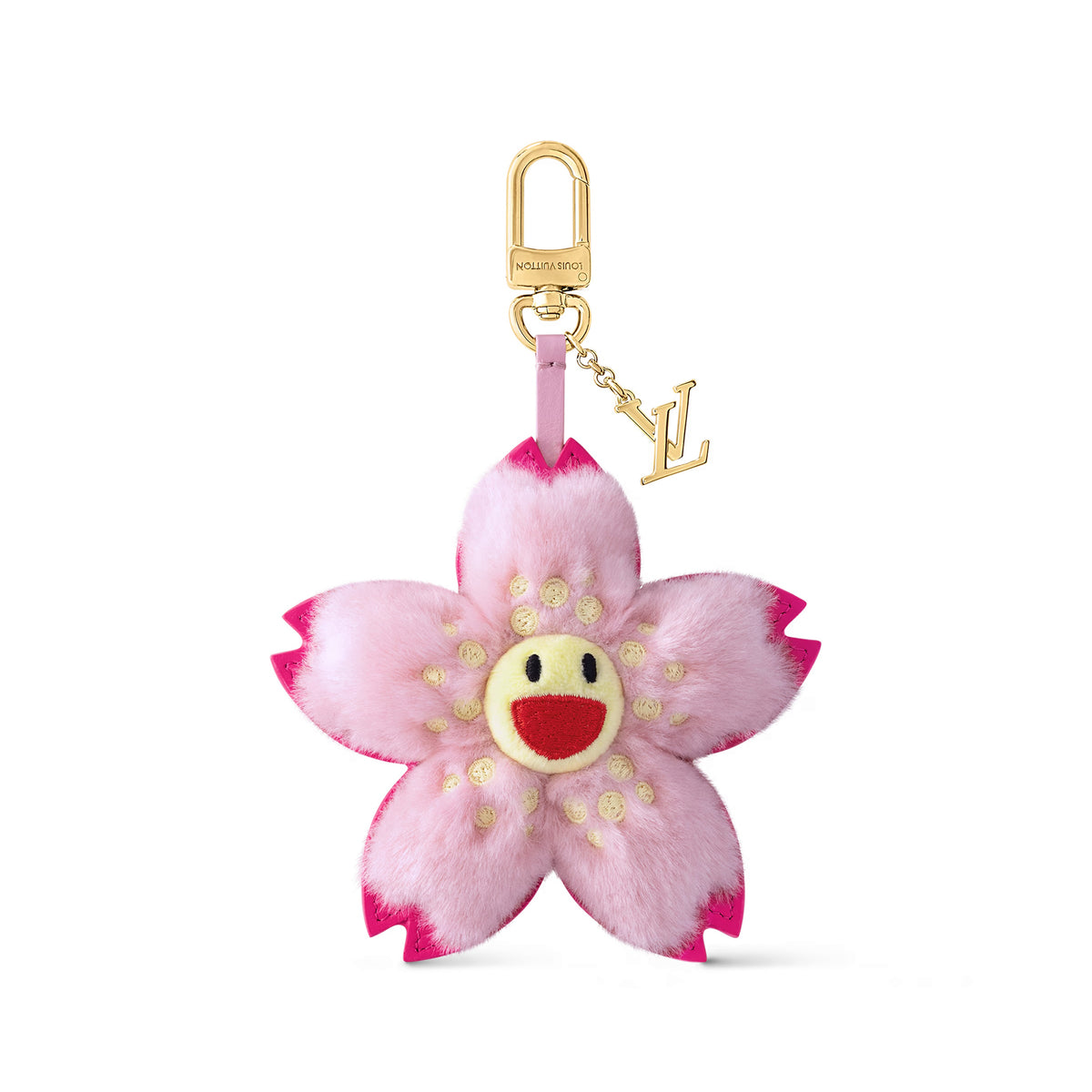 Louis Vuitton LV x TM Cherry Blossom Bag Charm Women's Fan Cherry Blossom Keychain Bags Accessory Accessories #77585