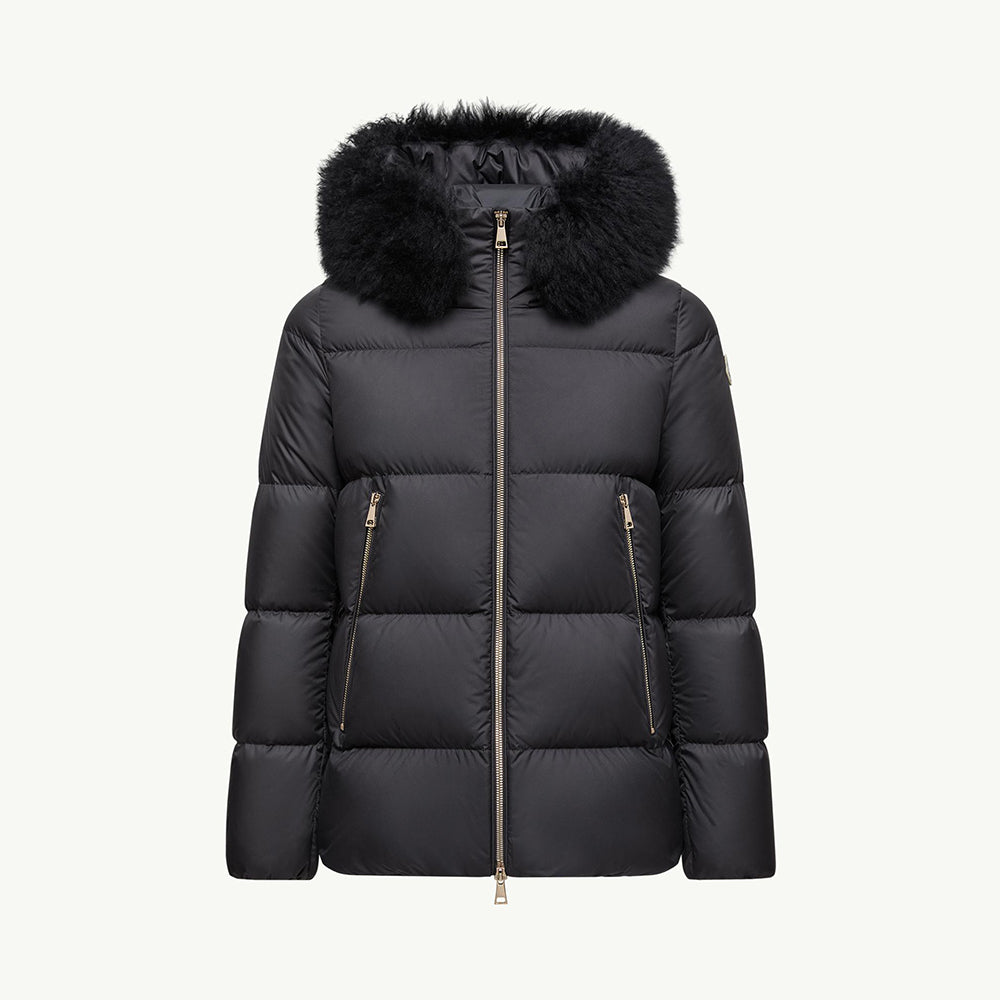 Moncler Laichefur Women's Hooded Short Down Jacket #336080