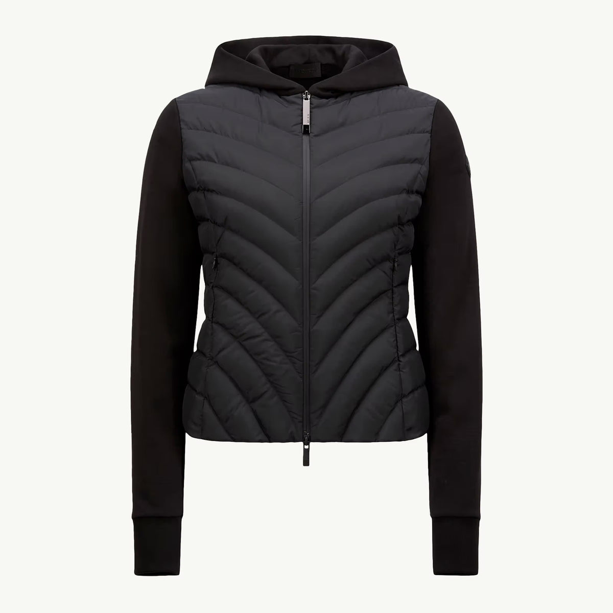 Moncler Women's Winter Fashion Casual Duck Down Single Pane Patchwork Down Jacket Hooded Zipper Long Sleeve Down Coat Jacket #78586