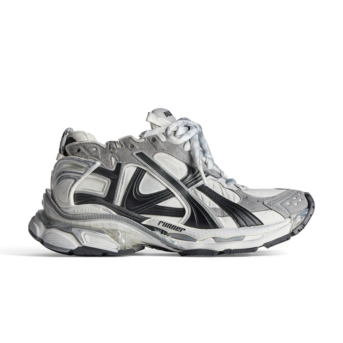 Balenciaga Runner Men's Women's Low-top Retro Trend Do Old Casual Lace-up Running Shoes #74944
