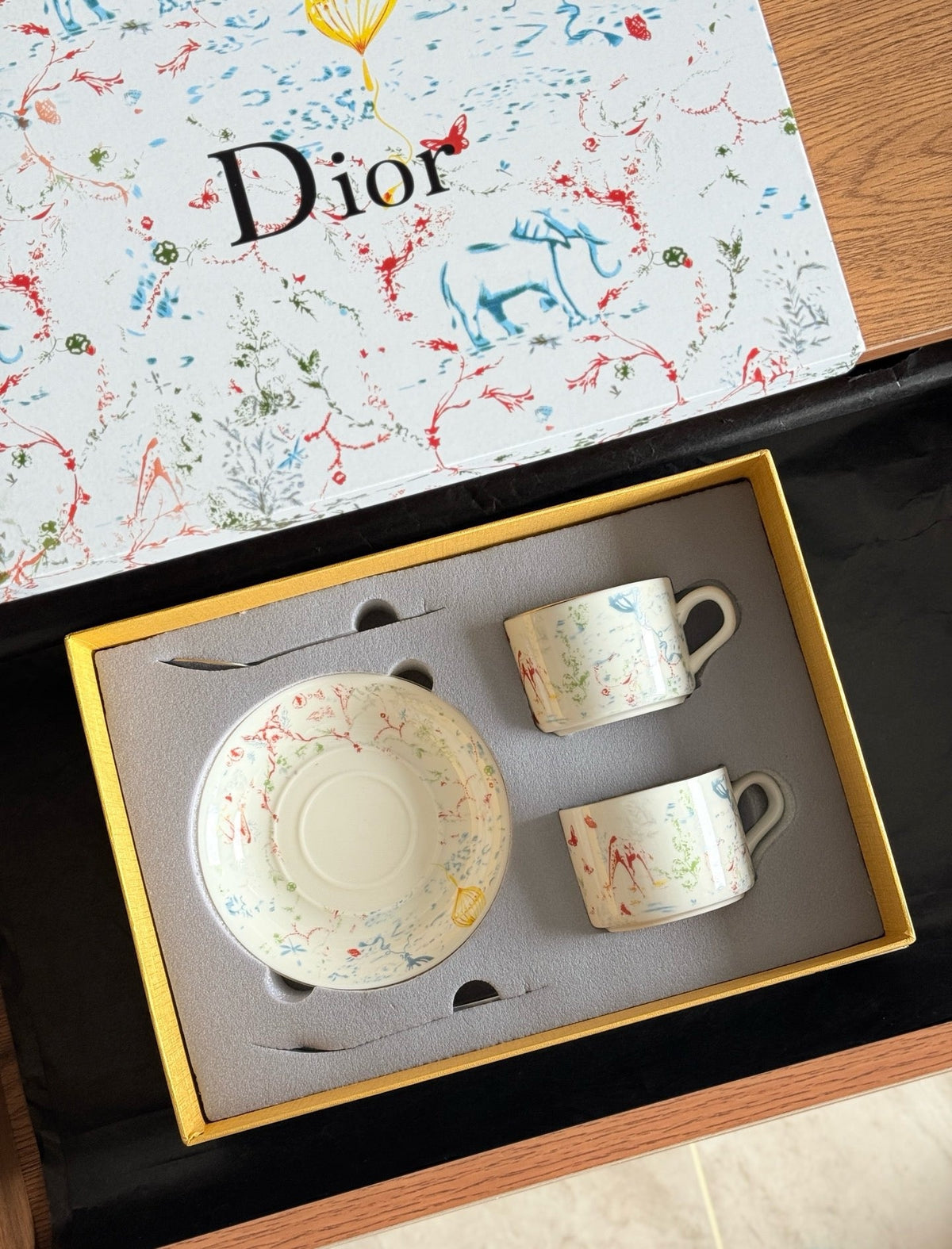 Maison Cabinet de Curiosités Porcelain Coffee Cup & Saucer Set