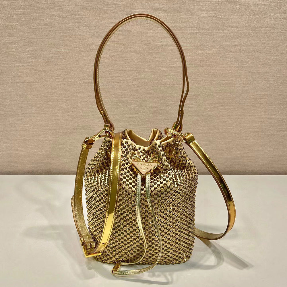 Prada Full Diamond Crystal Bag Storage Shoulder Bags #52411