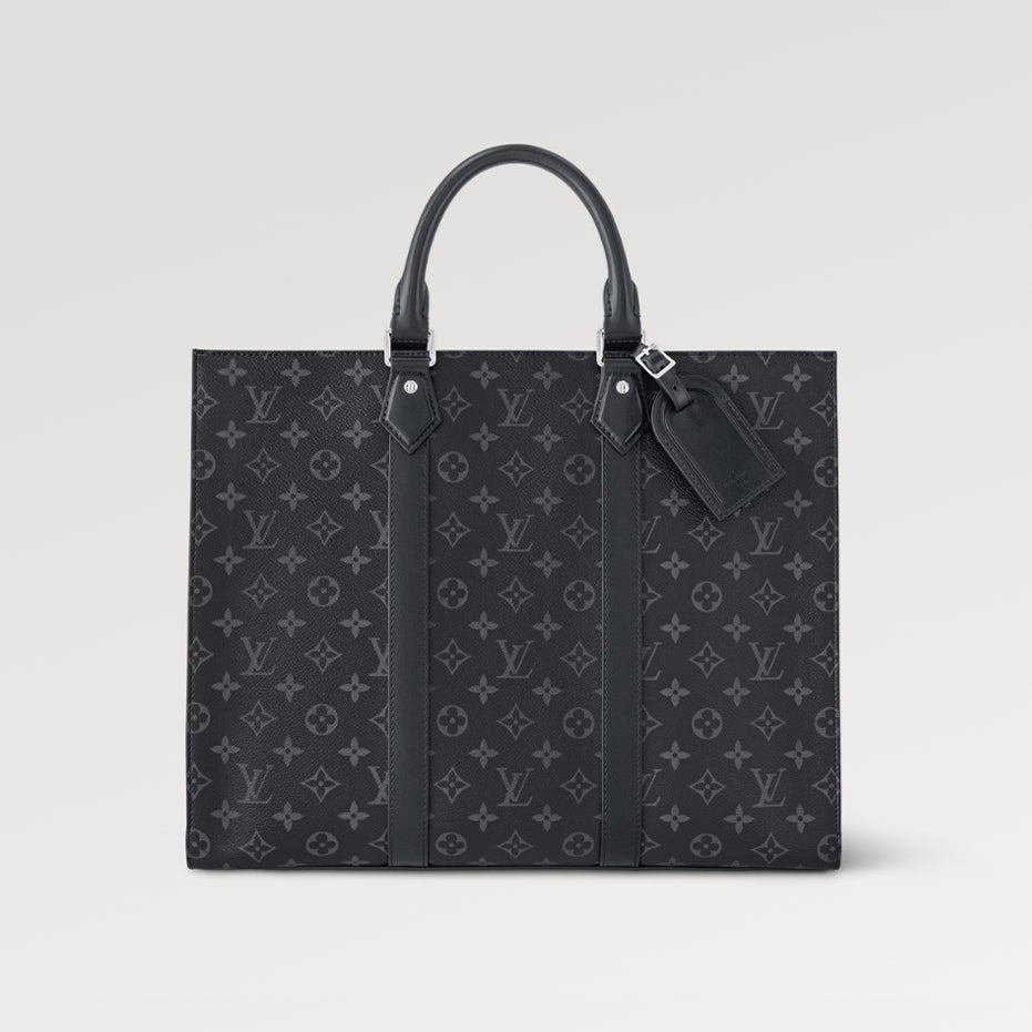 Louis Vuitton Men's SAC PLAT 24Hlogo Printed Leather Shoulder Handbag Solid Color Casual Briefcase Bags #71464