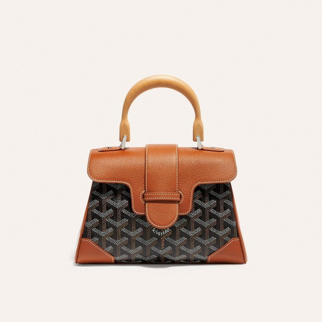 Goyard  Exquisite Leather Printed Carrying Crossbody Bag #21343
