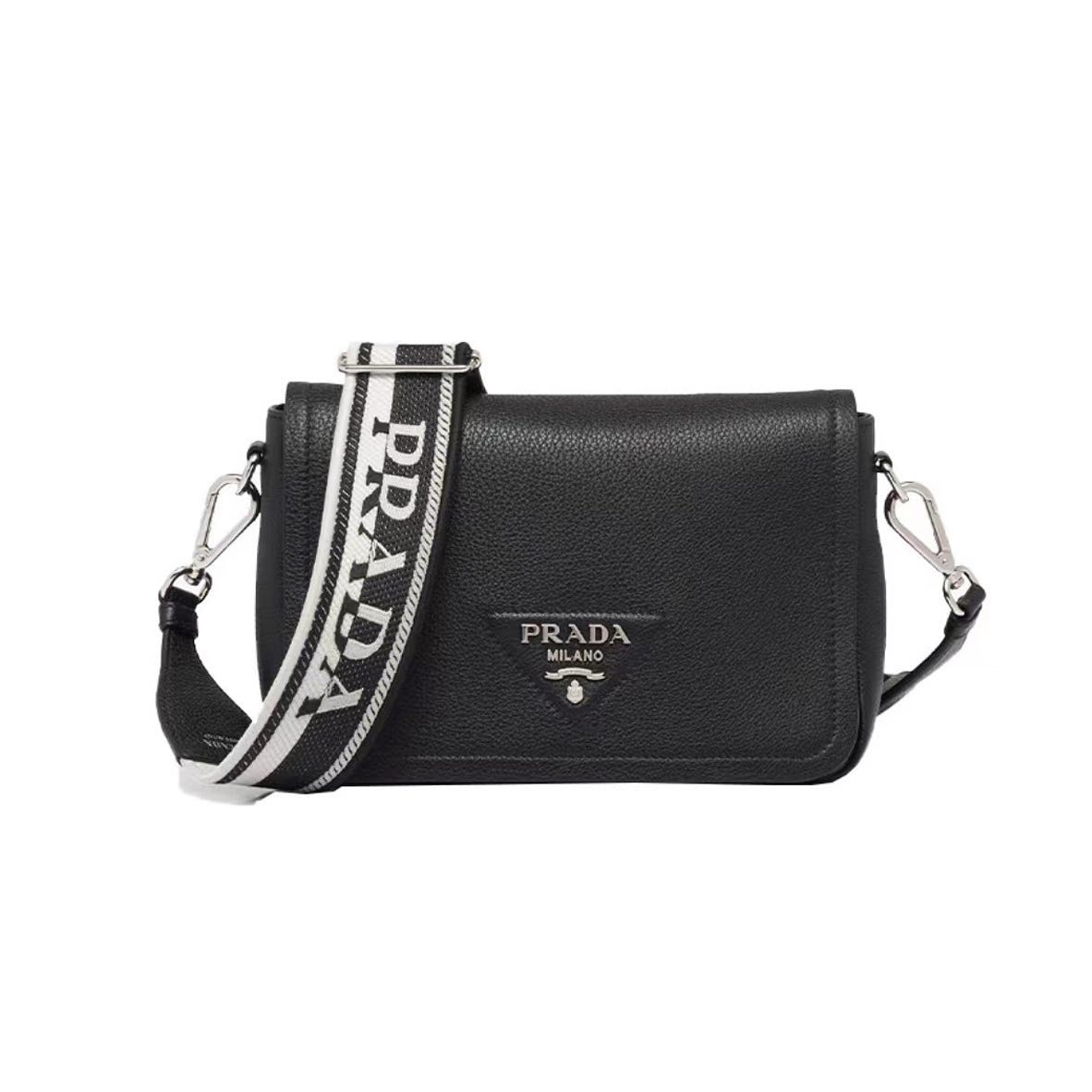 Prada  Leather Square Shoulder Bags Handbag Bag #56377