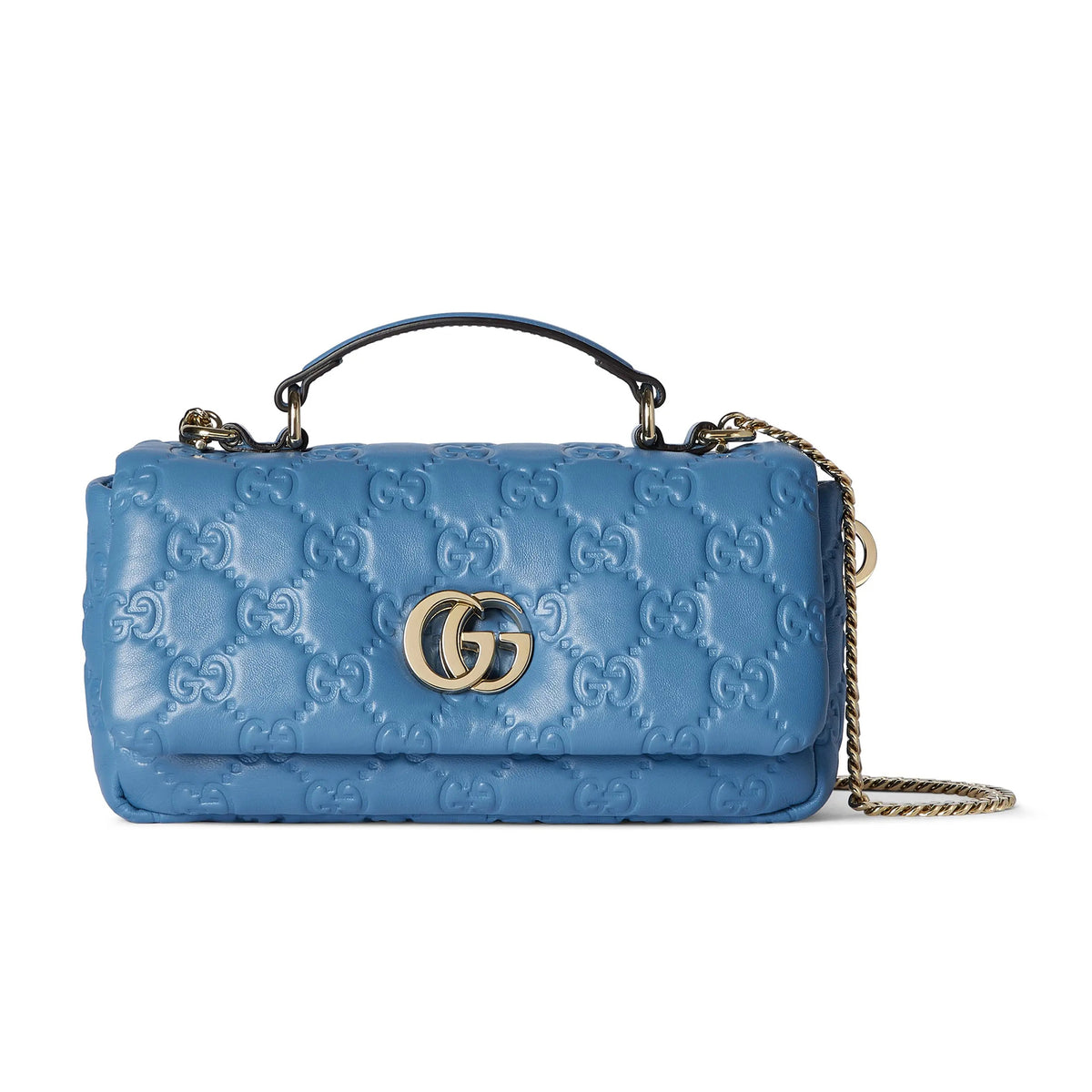 Gucci Milano Women's Solid Color Removable Shoulder Strap Leather Single Shoulder Crossbody Handbag Bag Bags #74363